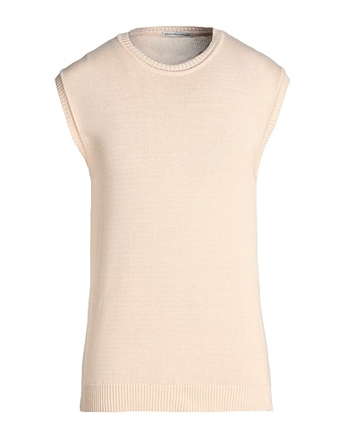 GREY DANIELE ALESSANDRINI Jumper Ivory 100% Cotton