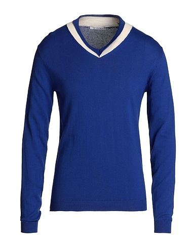 GREY DANIELE ALESSANDRINI Jumper Blue 100% Cotton
