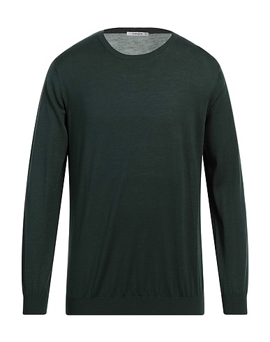 KANGRA Jumper Dark green 60% Silk, 40% Cotton