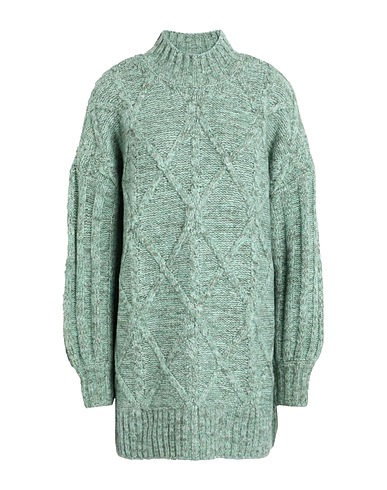 ONLY Turtleneck Light green 50% Recycled polyester, 29% Polyester, 13% Acrylic, 5% Wool, 3% Elastane