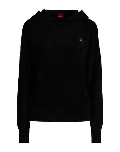 HUGO Jumper Black 67% Viscose, 33% Polyamide