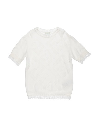 FENDI Jumper White 100% Cotton