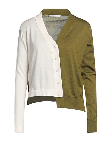 HIGH Cardigan Military green 100% Cotton