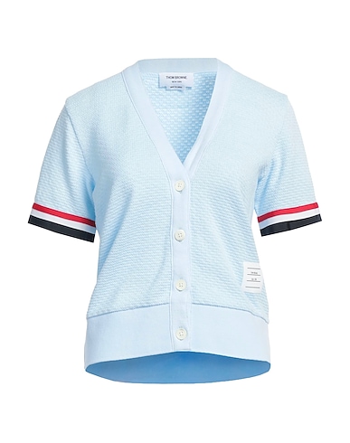 THOM BROWNE Cardigan Sky blue 100% Cotton
