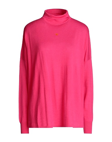 MAX&Co. Polo neck Fuchsia 100% Virgin Wool