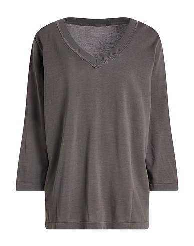 FABIANA FILIPPI Jumper Grey 100% Cotton, Ecobrass