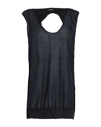ANN DEMEULEMEESTER Jumper Black 50% Cotton, 30% Cashmere, 20% Silk
