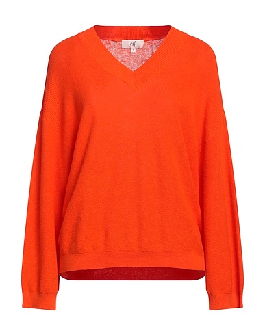JEFF Pullover Arancione 44% Cotone, 36% Lino, 20% Poliestere