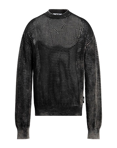 MSGM Jumper Black 100% Cotton