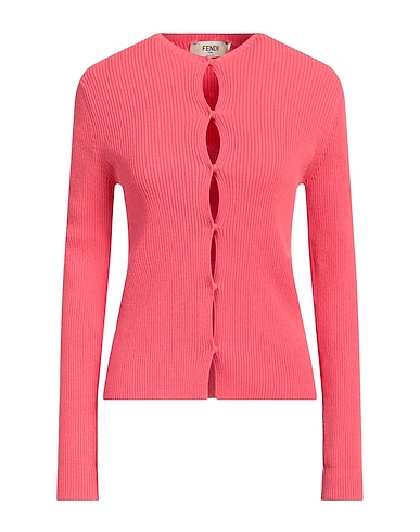 FENDI Cardigan Coral 80% Cotton, 15% Polyamide, 5% Elastane
