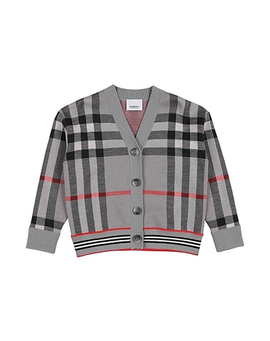 BURBERRY Cardigan Grey 100% Wool