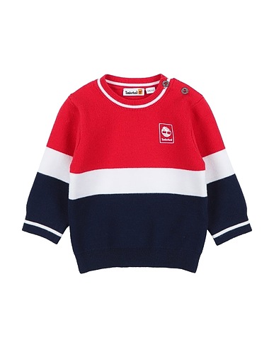 TIMBERLAND Jumper Red 55% Viscose, 30% Polyester, 15% Polyamide