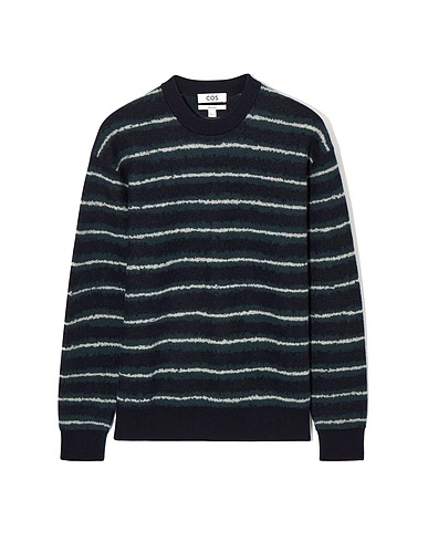 COS Jumper Midnight blue 100% Wool