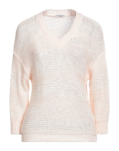 PESERICO Pullover Rosa chiaro 100% Cotone, Poliestere