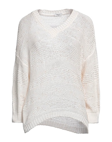 PESERICO Pullover Panna 100% Cotone, Poliestere