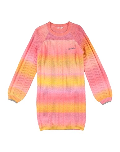 BILLIEBLUSH Kleid Lachs 67% Acryl, 19% Polyester, 9% Wolle, 4% Polyamid, 1% Elastan