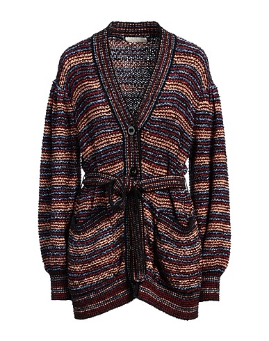 ULLA JOHNSON Cardigan Burgundy 85% Cotton, 15% Nylon
