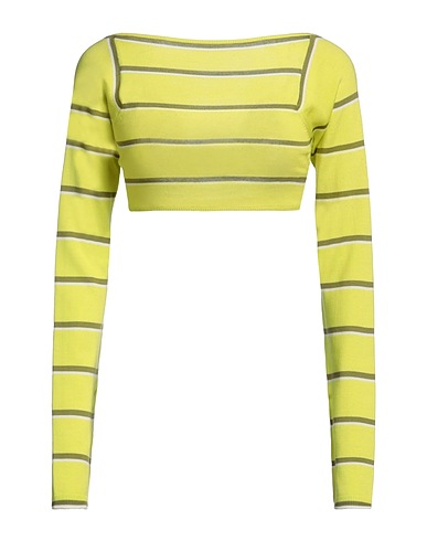 PUCCI Top Lime green 100% Wool, Silk