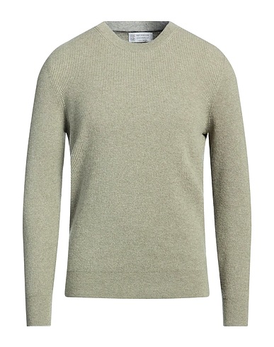 BRUNELLO CUCINELLI Pull en cachemire Vert sauge 100% Cachemire