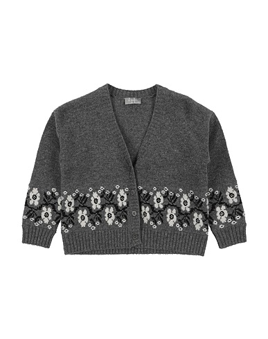 IL GUFO Cardigan Grey 100% Virgin Wool