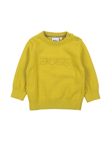 BOSS Jumper Lime green 100% Cotton