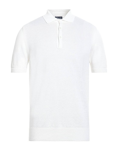 DRUMOHR Pullover Bianco 68% Lino, 32% Cotone
