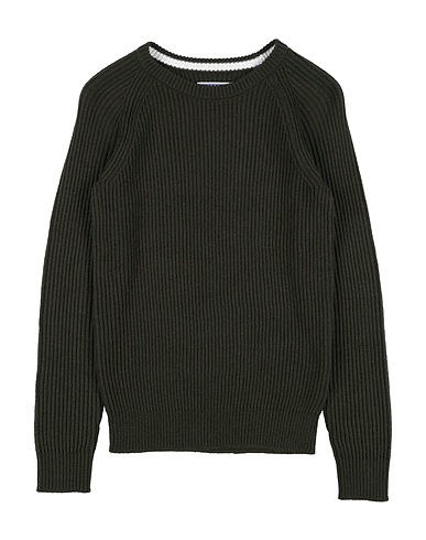 JACK & JONES Jumper Military green 58% Acrylic, 42% Cotton