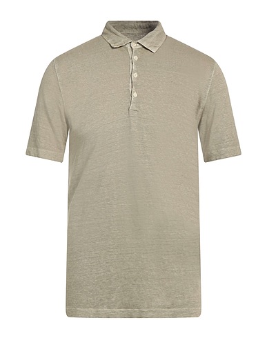120% LINO Polo shirt Military green 100% Linen
