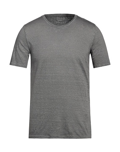 120% LINO Basic T-Shirt Grey 100% Linen