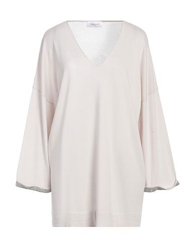 FABIANA FILIPPI Jumper Light grey 55% Virgin Wool, 40% Cotton, 5% Cashmere, Ecobrass