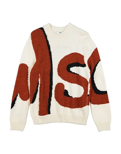 MSGM Jumper Ivory 50% Acrylic, 50% Wool