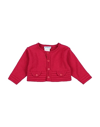 TUTTO PICCOLO Strickjacke Purpur 100% Baumwolle