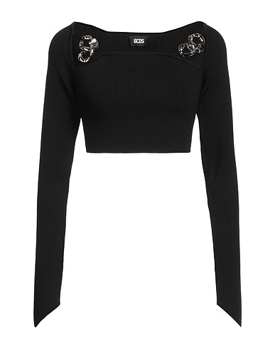 GCDS Sweater Black 77% Viscose, 23% Polyamide