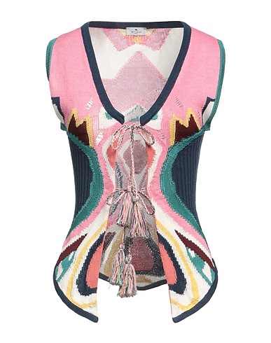 ETRO Cardigan Pink 48% Cotton, 27% Viscose, 25% Linen