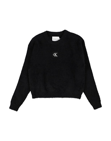 CALVIN KLEIN JEANS Jumper Black 55% Nylon, 45% Cotton