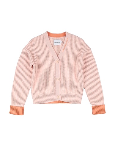 CALVIN KLEIN JEANS Cardigan Light pink 64% Cotton, 36% Acrylic