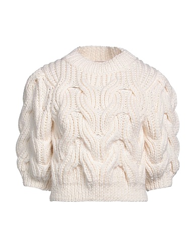 CECILIE BAHNSEN Jumper Ivory 100% Wool