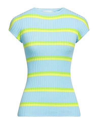 SPORTMAX Pullover Himmelblau 100% Baumwolle
