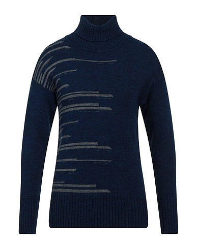 YOON Polo neck Navy blue 50% Acrylic, 25% Virgin Wool, 15% Alpaca wool, 10% Viscose