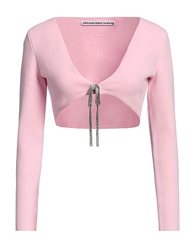 ALEXANDER WANG Shrug Pink 88% Cotton, 11% Polyamide, 1% Elastane