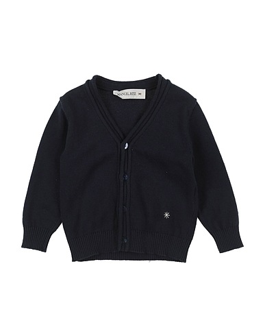 MANUEL RITZ Cardigan Midnight blue 100% Cotton