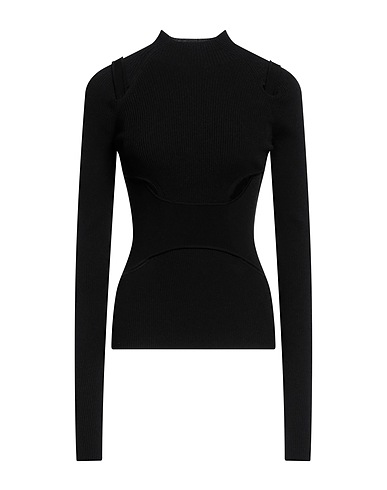 DION LEE Pullover Nero 44% Cotone, 38% Nylon, 12% Viscosa, 3% Poliestere, 3% Elastan