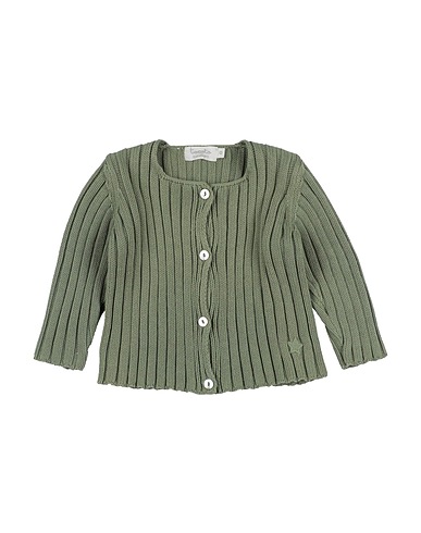 TOCOTO VINTAGE Cardigan Military green 100% Cotton