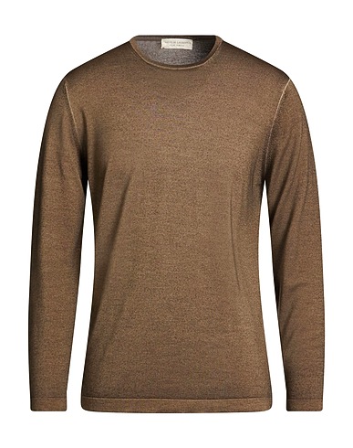 FILIPPO DE LAURENTIIS Pullover Khaki 100% Super 120s Lana
