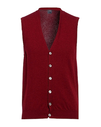 FEDELI Cashmere jumper BORDEAUX 100% Cashmere