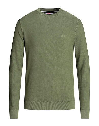 SUN 68 Jumper Military green 100% Cotton
