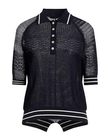 HIGH Sweater Navy 50% Modal, 50% Cotton
