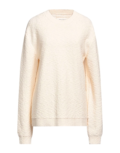 MAISON MARGIELA Pullover Panna 82% Cotone, 18% Poliammide
