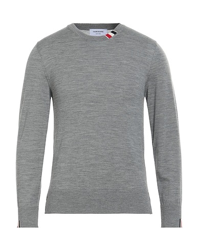THOM BROWNE Sweater Grey 99% Virgin Wool, 1% Polyamide