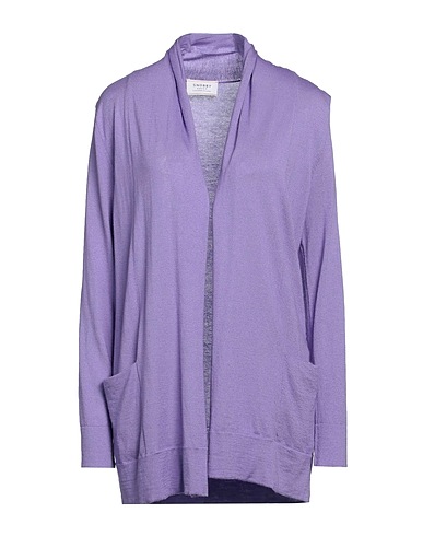 SNOBBY SHEEP カーディガン ライラック シルク 55% / カシミヤ 45%